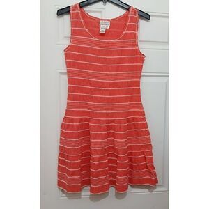 Max studio specialty products womens medium peach  coral smocked shift dress
